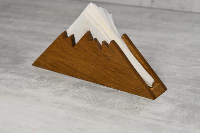 Салфетница из дуба «Горы» от мастерской DIVIRO